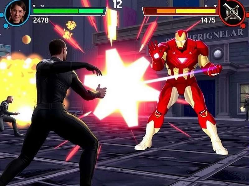 Intense Battle in Avengers Fire Confront Avengers Fire Confront Gameplay Screenshot